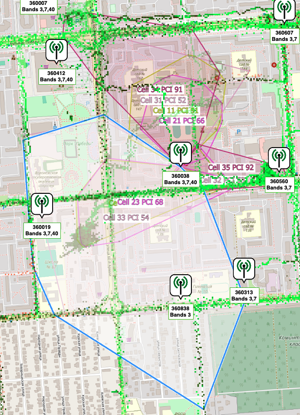 cellmapper покрытие ячейки